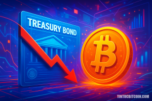 Bán tháo trái phiếu Kho bạc Mỹ làm Bitcoin đối mặt rủi ro lớn nhất