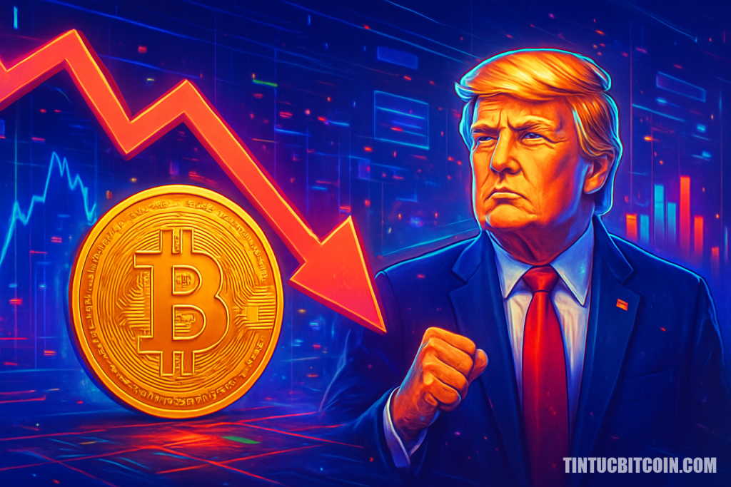 Bitcoin biến động mạnh sau tuyên bố áp thuế 25% của Trump缩略图 Bitcoin biến động mạnh sau tuyên bố áp thuế 25% của Trump