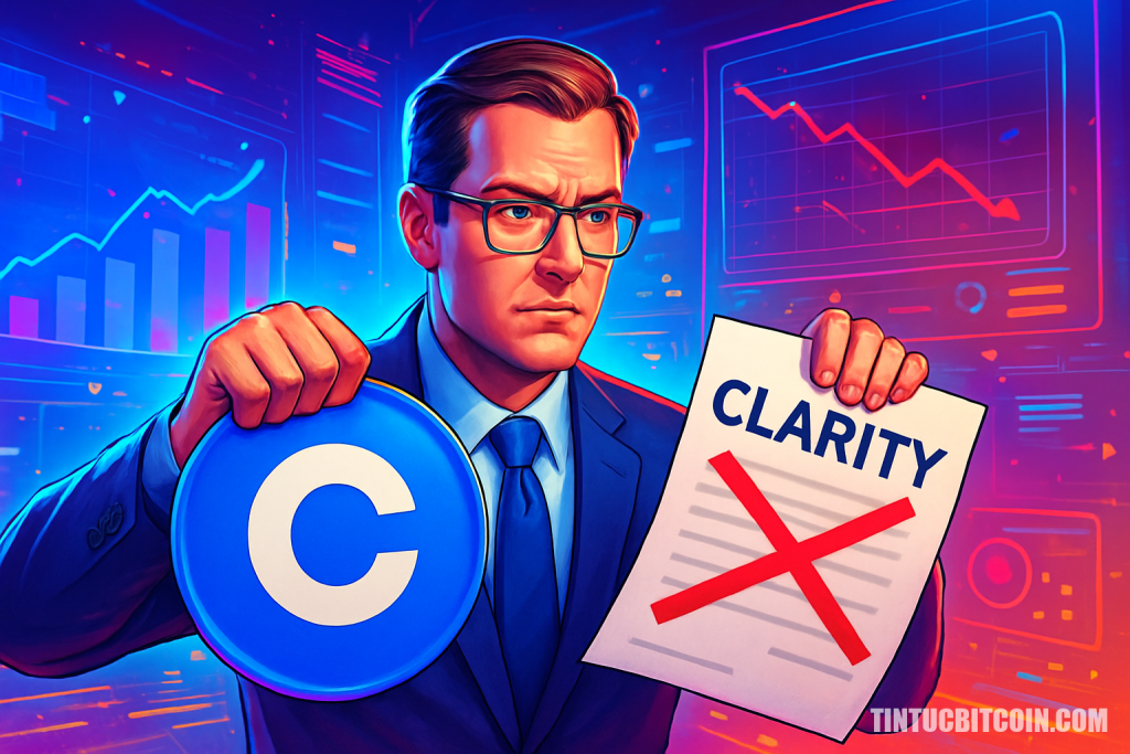 CEO Coinbase rút ủng hộ Đạo luật CLARITY vì quá nhiều vấn đề