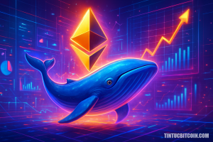 Cá voi Ethereum 43 triệu USD test vùng nguy hiểm?