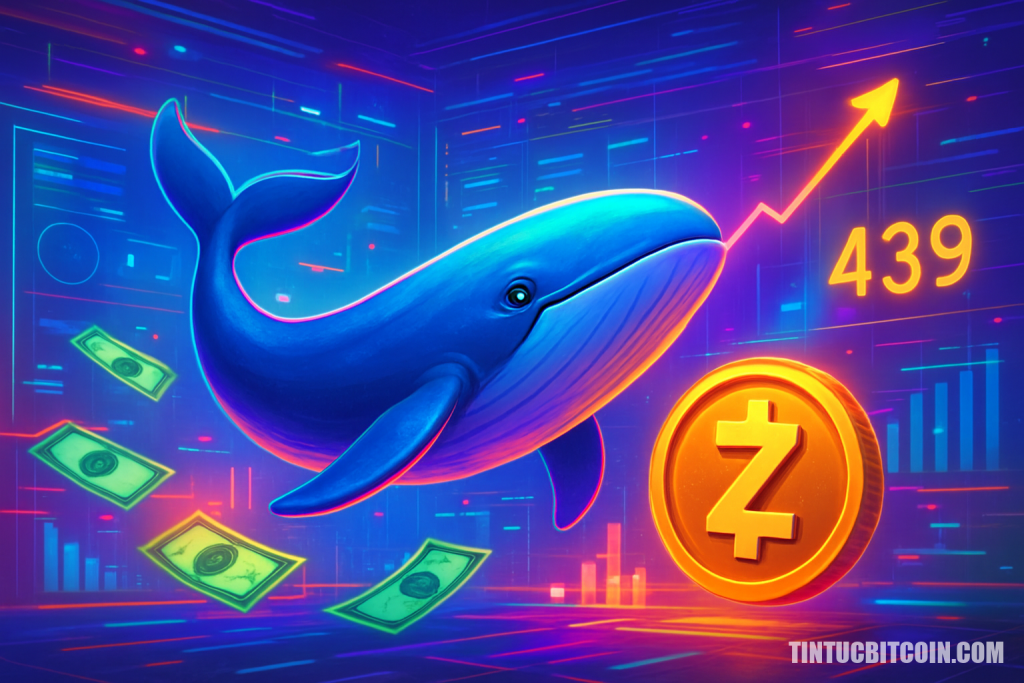 Cá voi đổ 31 triệu USD vào ZEC: Zcash sắp vượt 439 USD?缩略图 Cá voi đổ 31 triệu USD vào ZEC: Zcash sắp vượt 439 USD?