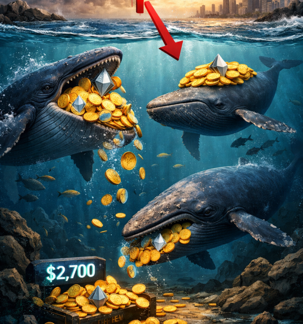 Cá voi tăng cường mua dip có giúp ETH tránh khỏi giảm xuống còn 2.700 đô la?缩略图 Cá voi tăng cường mua dip có giúp ETH tránh khỏi giảm xuống còn 2.700 đô la?