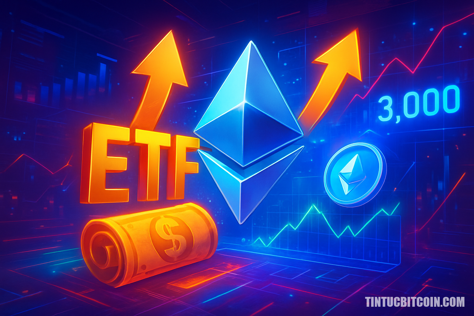 ETF Ethereum đảo chiều hút ròng 117 triệu USD, ETH về 3.000?