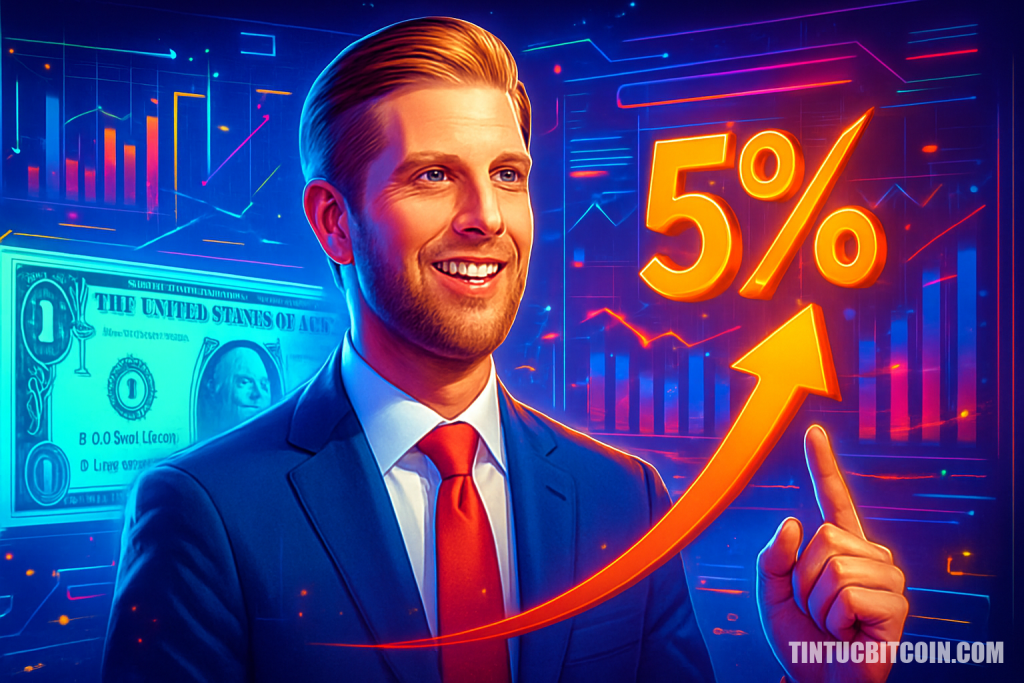 Eric Trump nhắc USD1, WLFI tăng 5%: Trùng hợp hay chiến lược?缩略图 Eric Trump nhắc USD1, WLFI tăng 5%: Trùng hợp hay chiến lược?