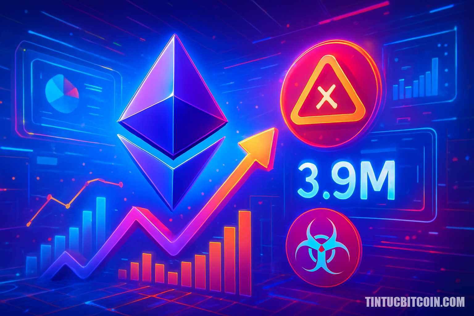 Ethereum có tăng trưởng hoạt động giả do 3,9 triệu ví nhiễm độc?