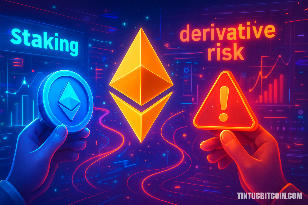 Ethereum mắc kẹt giữa sức mạnh staking và rủi ro phái sinh?