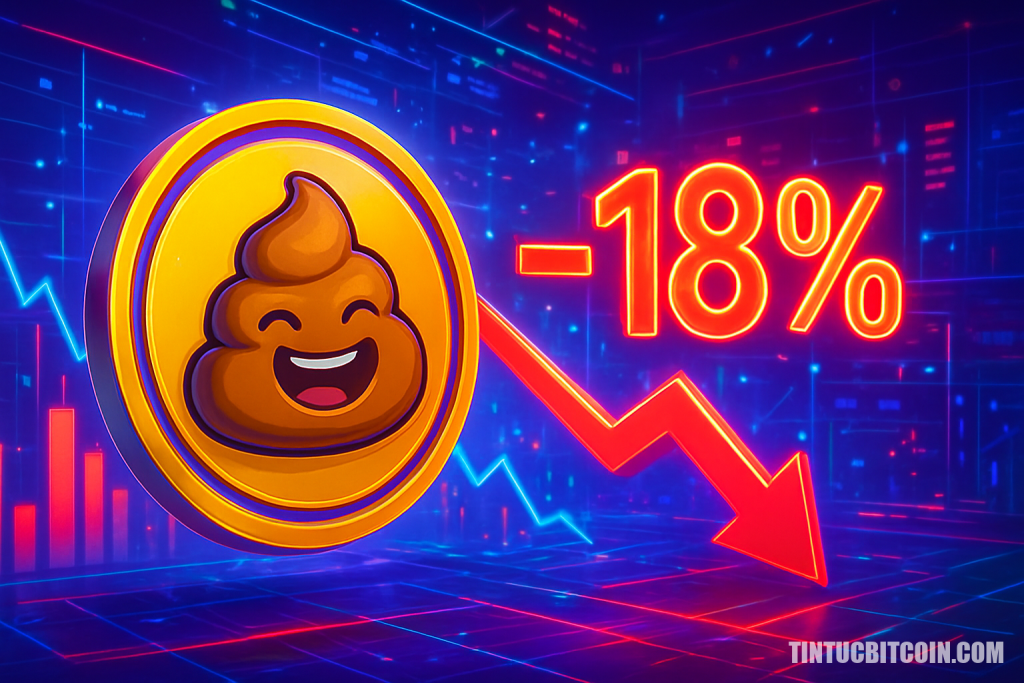 FARTCOIN giảm 18%, cơn sốt memecoin đầu năm hạ nhiệt