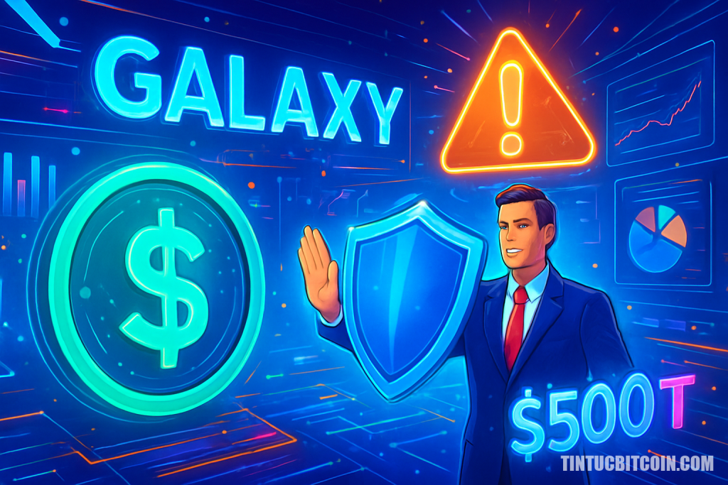 Galaxy bác bỏ cảnh báo rủi ro stablecoin 500 nghìn tỷ USD của Standard Chartered