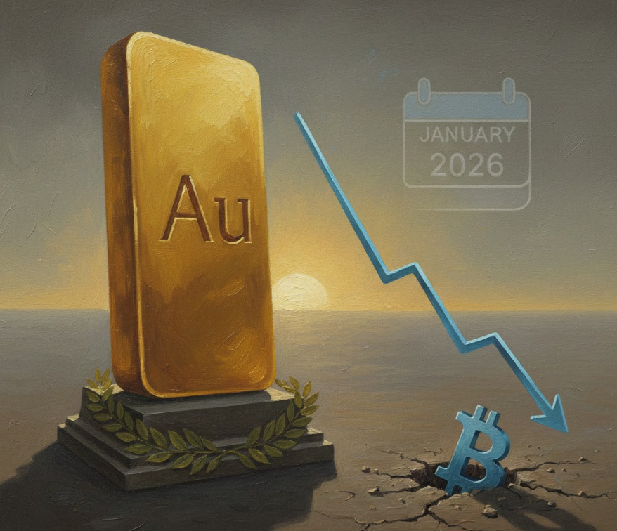 Giá Bitcoin tụt hậu so với vàng vào đầu năm 2026: 5 lý do thúc đẩy sự thay đổi này缩略图 Giá Bitcoin tụt hậu so với vàng vào đầu năm 2026: 5 lý do thúc đẩy sự thay đổi này