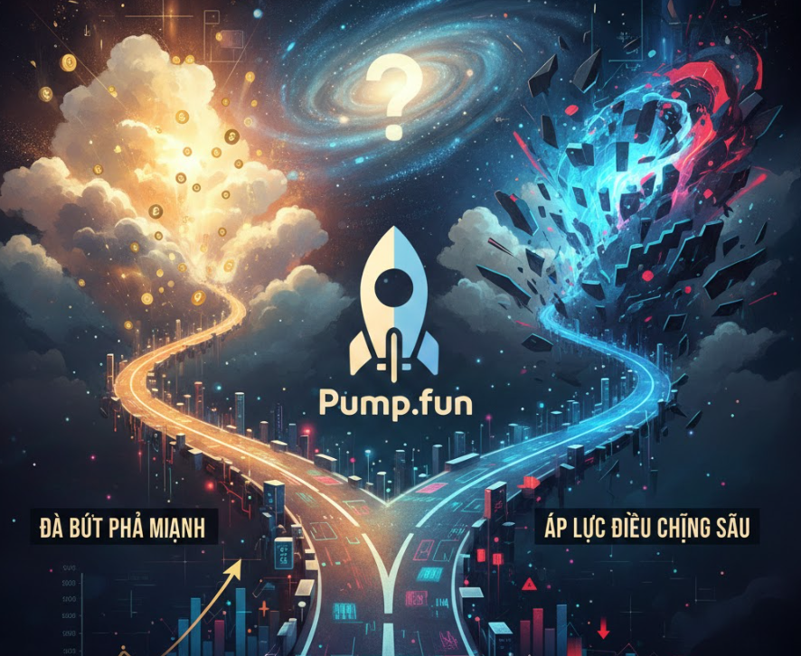 Pump.fun đối mặt ngã rẽ: Đà bứt phá mạnh hay áp lực điều chỉnh sâu?