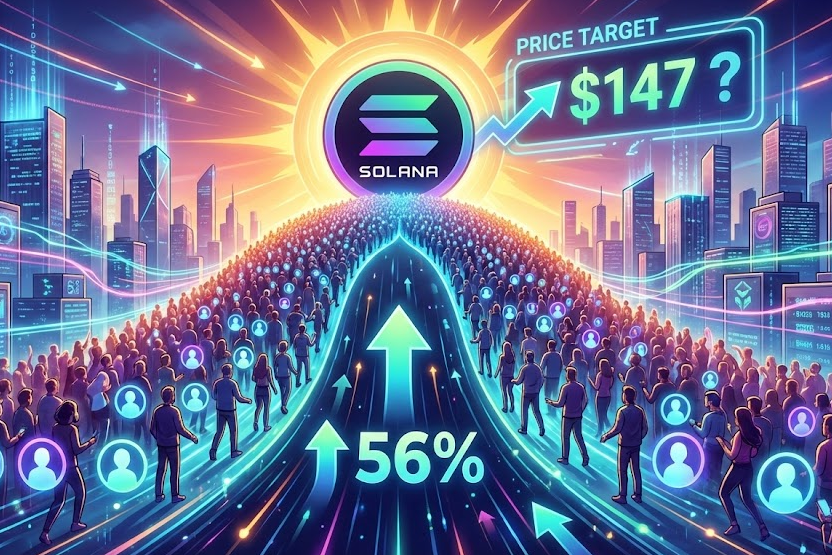 Lượng người dùng mạng Solana tăng vọt 56% – Liệu $147 có phải là mục tiêu tiếp theo của SOL?缩略图 Lượng người dùng mạng Solana tăng vọt 56% – Liệu $147 có phải là mục tiêu tiếp theo của SOL?