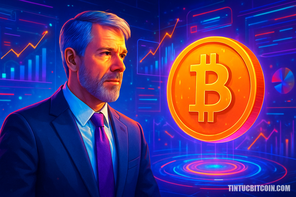 Michael Saylor hé lộ Strategy sắp mua Bitcoin quy mô lớn缩略图 Michael Saylor hé lộ Strategy sắp mua Bitcoin quy mô lớn