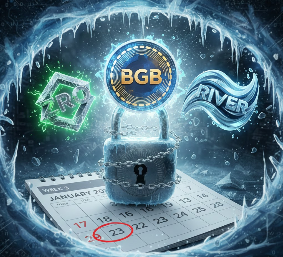 3 token được mở khóa đáng chú ý trong tuần thứ 3 của tháng 1 năm 2026缩略图 3 token được mở khóa đáng chú ý trong tuần thứ 3 của tháng 1 năm 2026