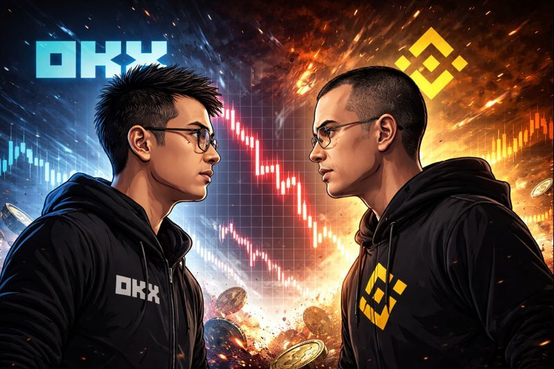 CEO OKX cáo buộc Binance gây cú sập thị trường 19 tỷ USD, CZ phản pháo缩略图 CEO OKX cáo buộc Binance gây cú sập thị trường 19 tỷ USD, CZ phản pháo