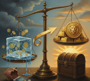 Santiment: Thị trường stablecoin sụt giảm cho thấy xu hướng chuyển sang vàng chứ không phải Bitcoin