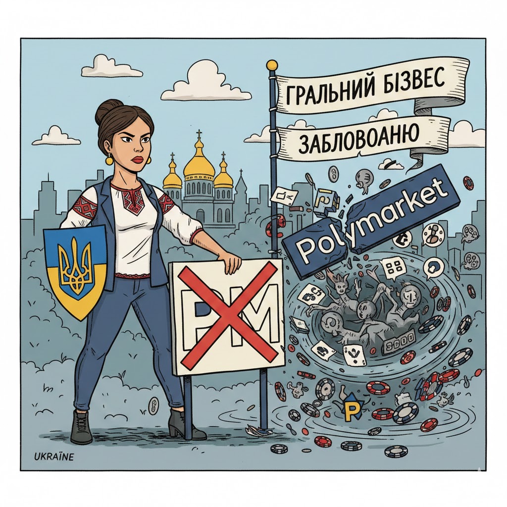 Ukraine chặn Polymarket và xếp các trang dự đoán kết quả vào loại hình cờ bạc缩略图 Ukraine chặn Polymarket và xếp các trang dự đoán kết quả vào loại hình cờ bạc