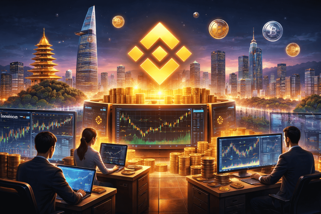 Binance dẫn đầu thị trường crypto toàn cầu, Việt Nam nằm trong nhóm nguồn truy cập lớn nhất