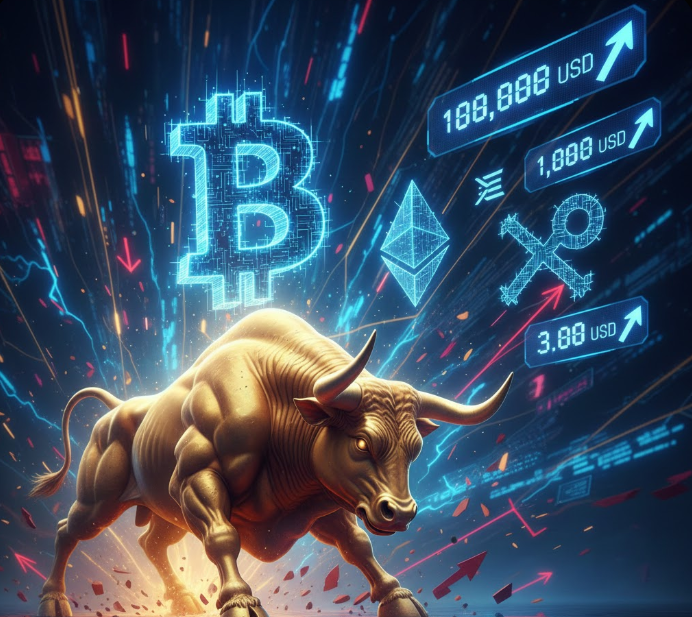 Dự đoán giá TOP 3 tiền điện tử: BTC hướng tới mốc 100.000 USD, ETH và XRP theo sau