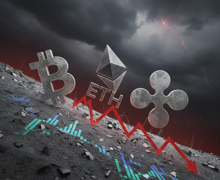 Dự đoán giá TOP 3 tiền điện tử: BTC, ETH và XRP đối mặt nguy cơ điều chỉnh sâu hơn