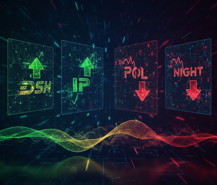 Top những đồng coin tăng – giảm mạnh nhất tuần qua: DASH, IP, POL và NIGHT缩略图 Top những đồng coin tăng – giảm mạnh nhất tuần qua: DASH, IP, POL và NIGHT