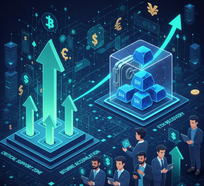 ETH phục hồi từ vùng hỗ trợ then chốt khi Bitmine gia tăng tích lũy: Xu hướng tiếp theo ra sao?