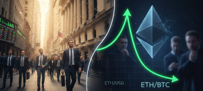 Phố Wall khởi sắc, Ethereum chùn bước nhưng ETH/BTC hé lộ câu chuyện khác缩略图 Phố Wall khởi sắc, Ethereum chùn bước nhưng ETH/BTC hé lộ câu chuyện khác