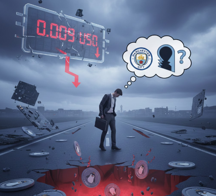 PENGU rớt xuống dưới 0,011 USD – Liệu hợp tác với Manchester City có phải là bẫy?