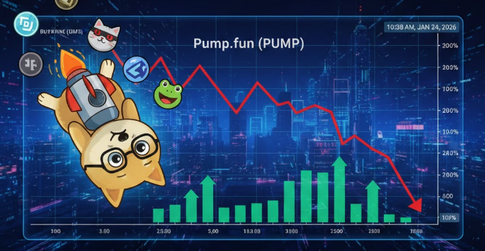 Pump.fun (PUMP) quay đầu giảm giá dù hoạt động mua lại gia tăng缩略图 Pump.fun (PUMP) quay đầu giảm giá dù hoạt động mua lại gia tăng