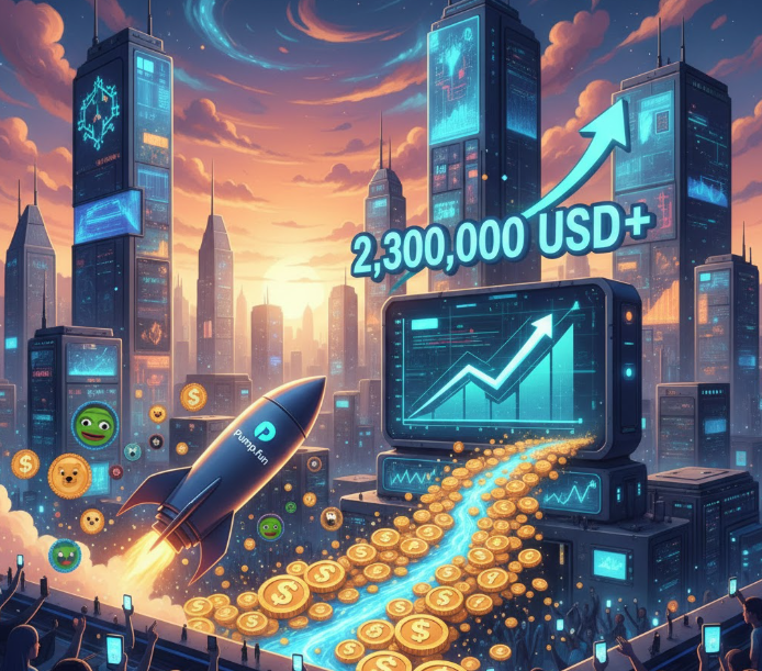Pump.fun bứt phá nhờ làn sóng meme coin sôi động, doanh thu vượt mốc 2,3 triệu USD