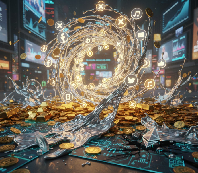 Santiment: Sự cường điệu về bạc và vàng đang lấn át tiền điện tử trên mạng xã hội