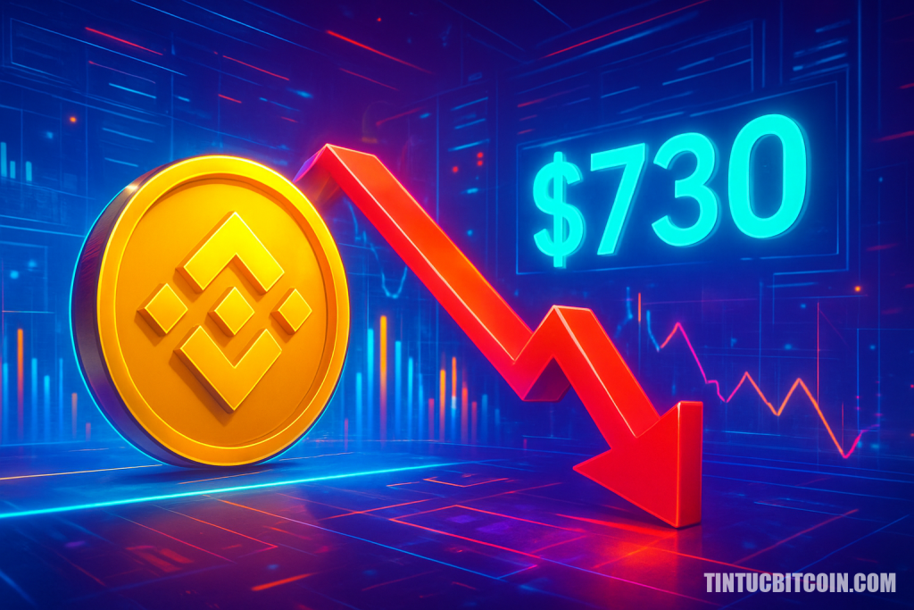 BNB gặp tường cung lớn: Mốc hỗ trợ 730 USD trụ vững?缩略图 BNB gặp tường cung lớn: Mốc hỗ trợ 730 USD trụ vững?