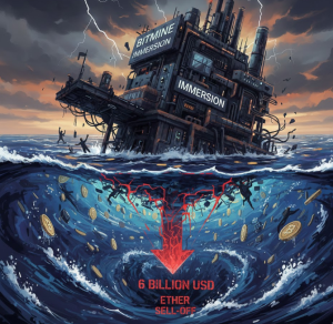 BitMine đối mặt với khoản lỗ trên giấy tờ lên tới 6 tỷ USD khi đợt bán tháo Ether ngày càng trầm trọng