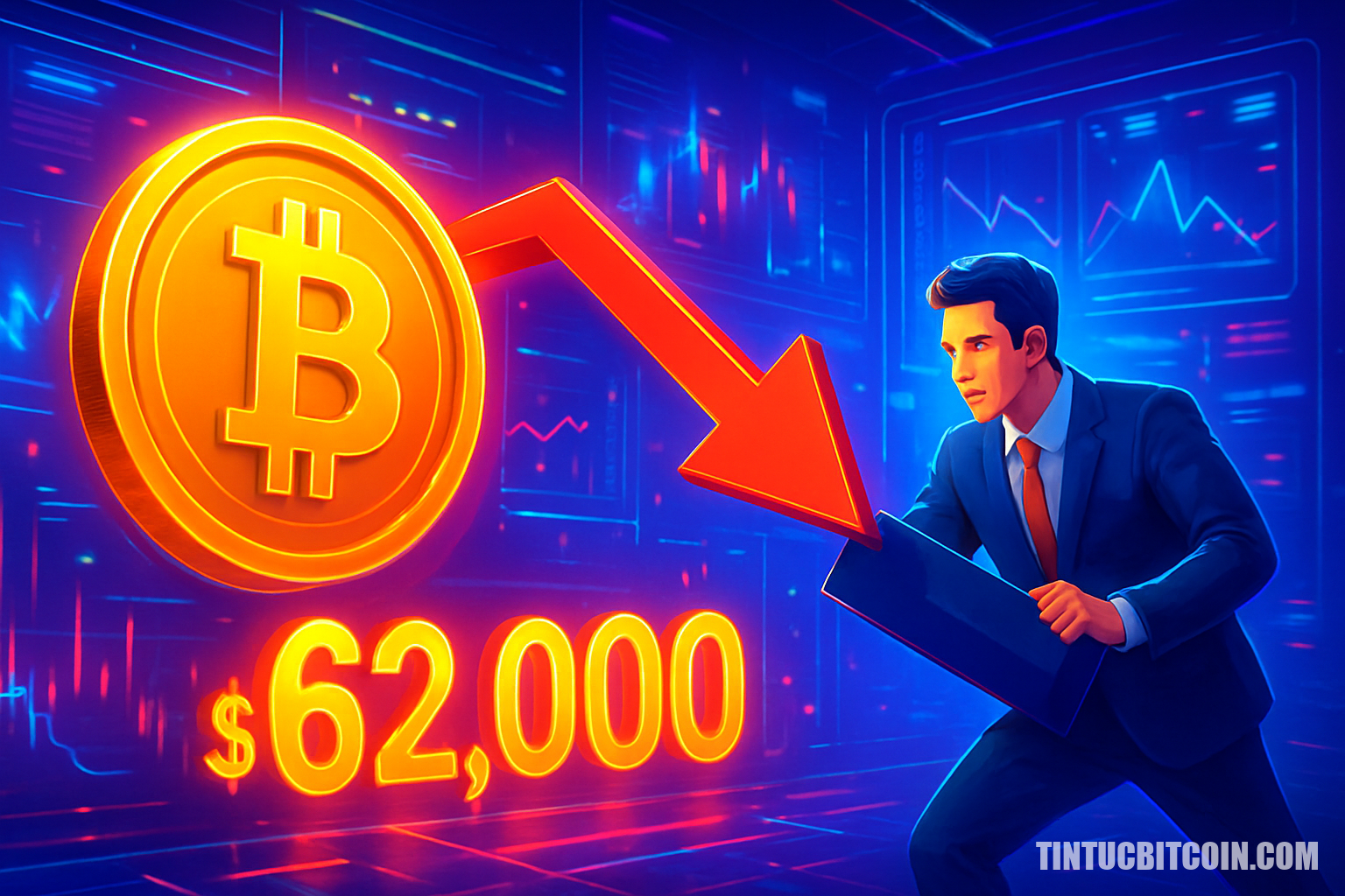 Bitcoin có nguy cơ giảm về 62.000 USD, short đông có đẩy giá?