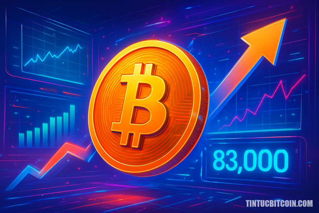 Bitcoin trên đà phục hồi, khả năng sớm chạm 83.000 USD?