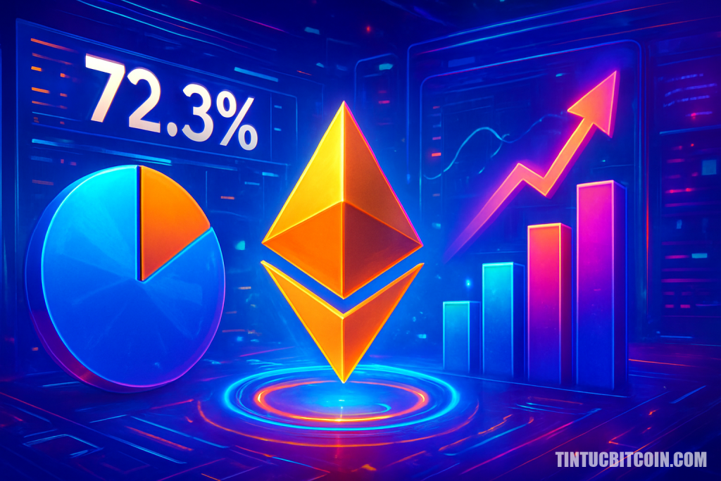 Bitmine đạt 72,3% mục tiêu sở hữu 5% Ethereum