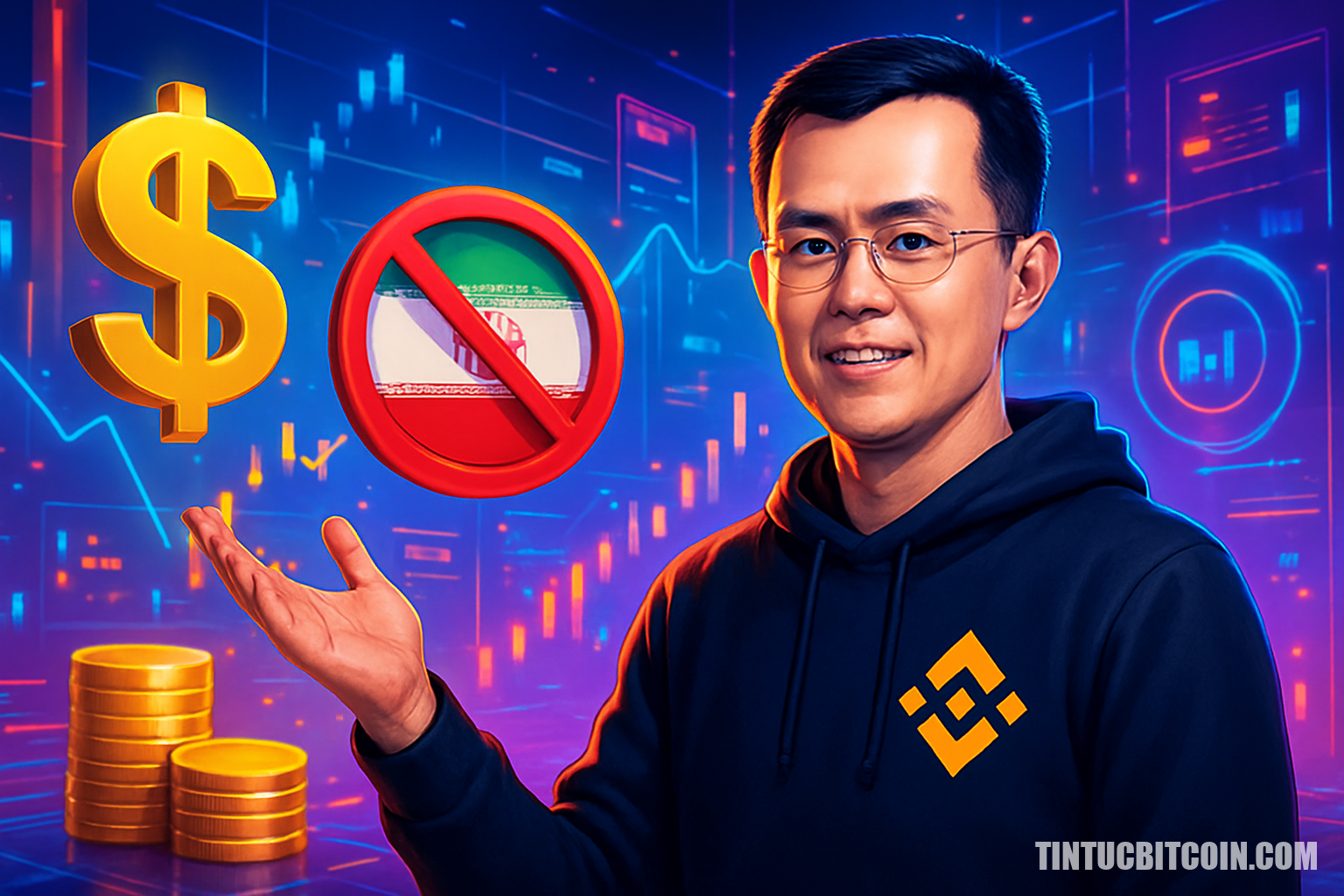 CZ của Binance bác cáo buộc vi phạm lệnh trừng phạt Iran 1 tỷ USD