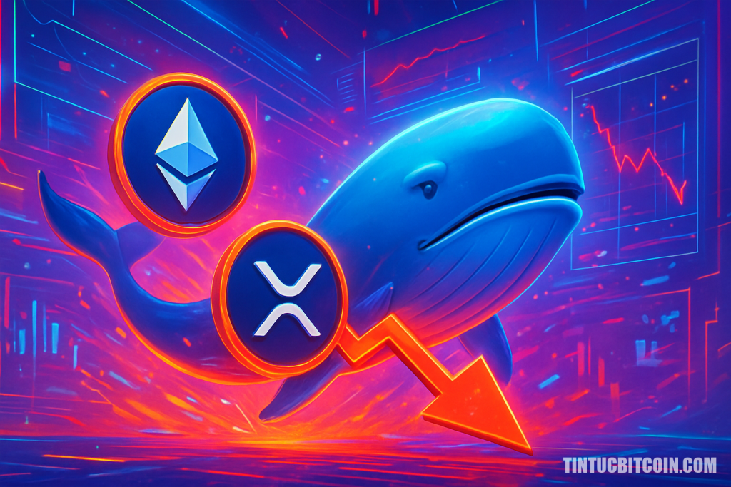 Cá voi 0x9ee thanh lý vị thế ETH và XRP, lỗ lớn