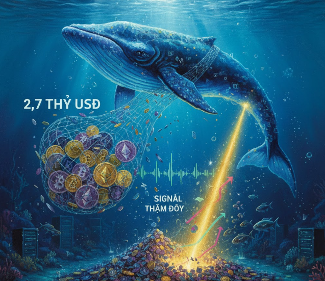 Cá voi bán tháo 2,7 tỷ USD ETH nhưng tín hiệu chạm đáy đang xuất hiện