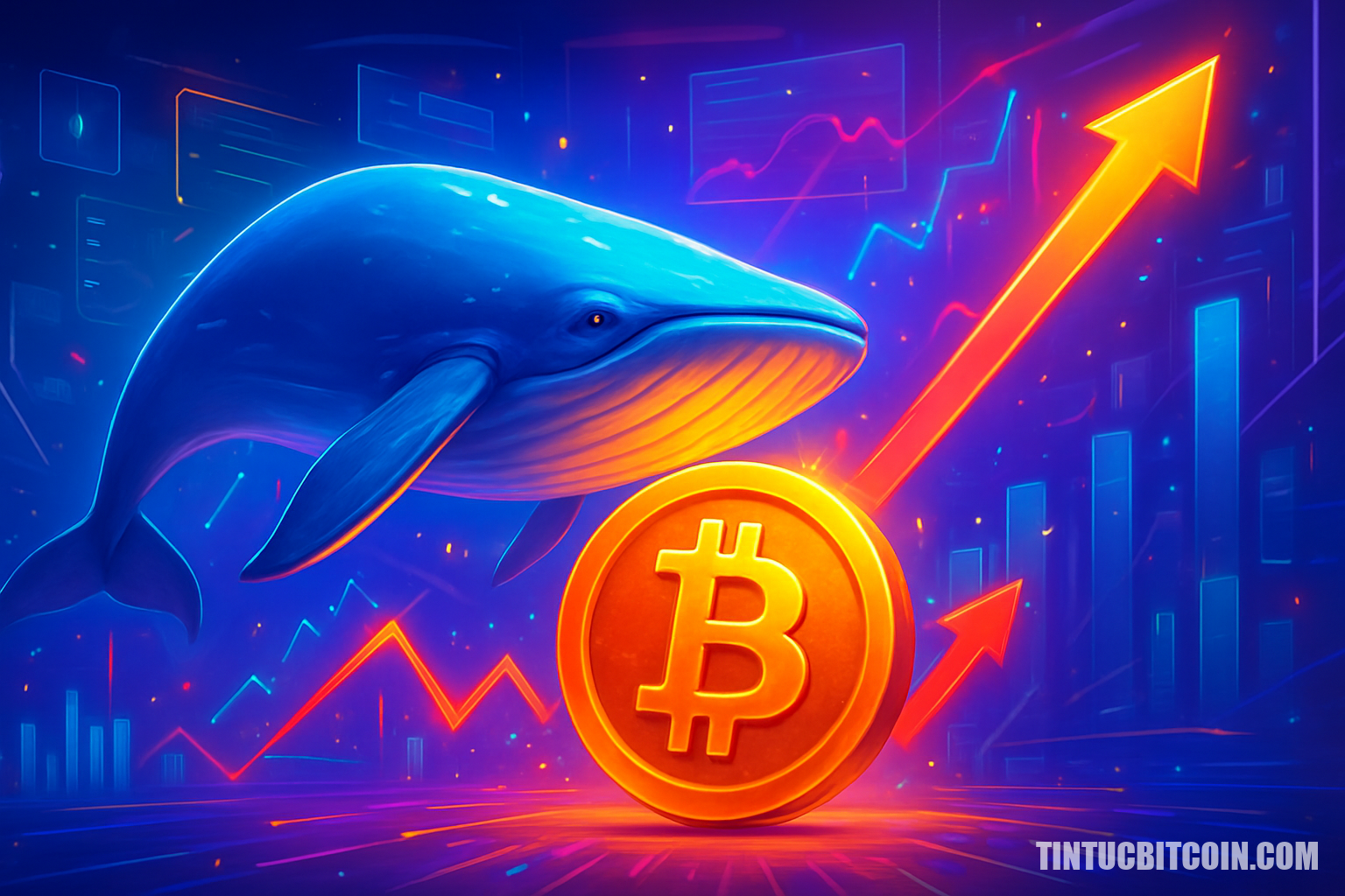 Cá voi dịch chuyển 335 triệu USD thử thách Bitcoin trước lo ngại lạm phát