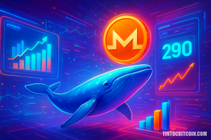 Cá voi mua thêm 7.000 XMR, Monero trụ vững mốc 290 USD?