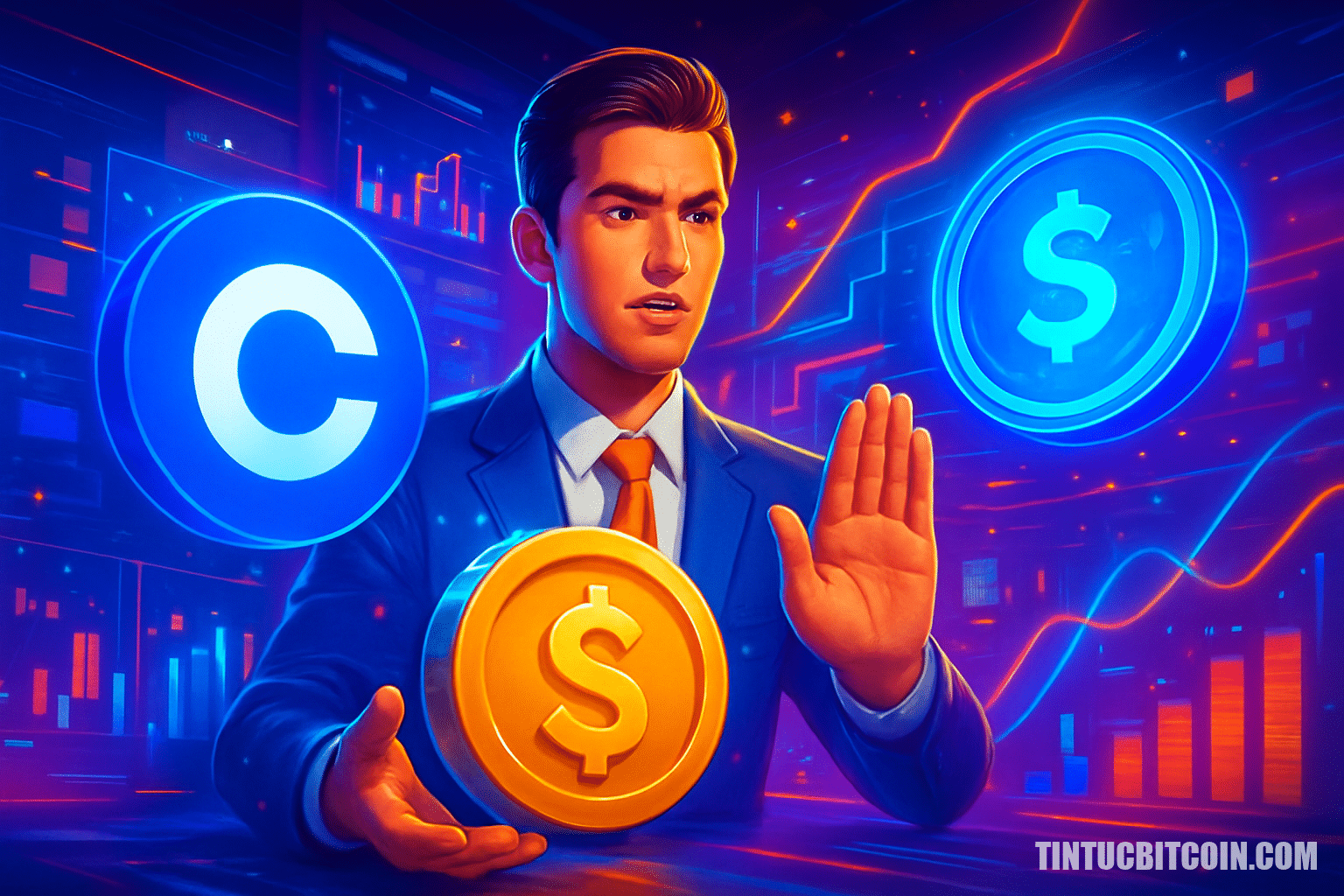 Coinbase phản bác chỉ trích GENIUS Act, nói stablecoin không rủi ro hệ thống