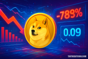 Địa chỉ hoạt động Dogecoin giảm 78%: DOGE giữ dưới 0,09 USD?