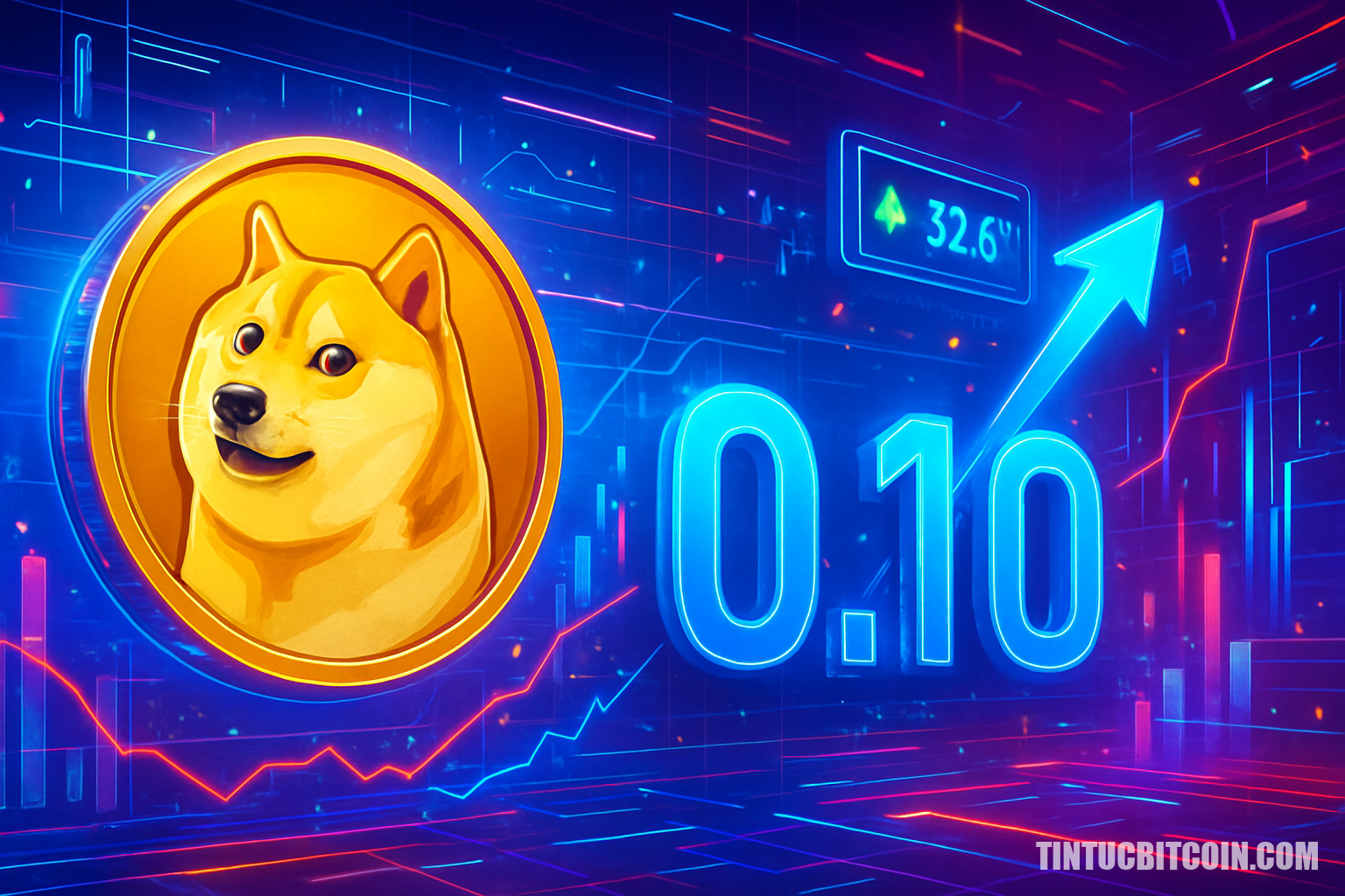 Dogecoin có giữ được mốc 0,10 USD khi áp lực bán tăng?