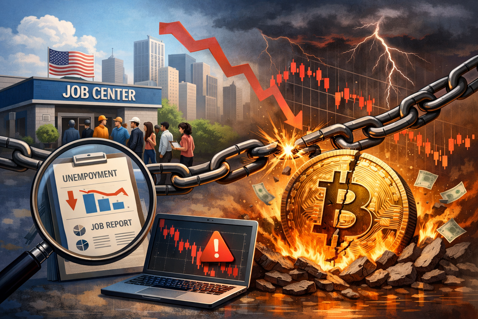 Vì sao dữ liệu việc làm của Mỹ lại đưa ra những lo ngại về Bitcoin?