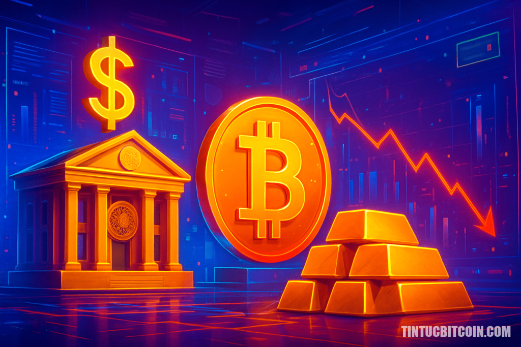Fed bơm 16 tỷ USD, tỷ lệ BTC/vàng xuống đáy 11 năm?缩略图 Fed bơm 16 tỷ USD, tỷ lệ BTC/vàng xuống đáy 11 năm?