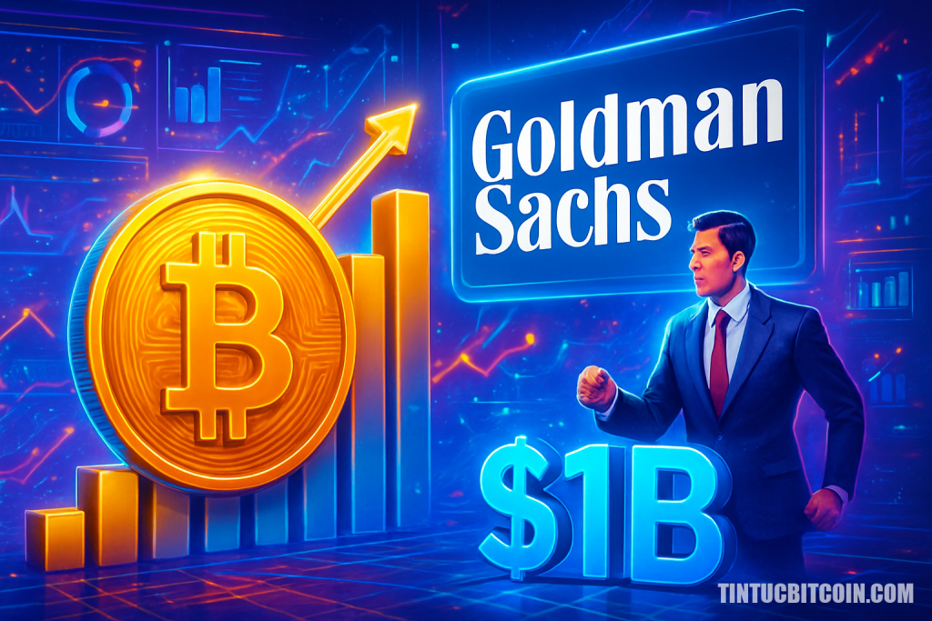 Goldman Sachs đặt cược vào crypto với chiến lược 1 tỷ USD