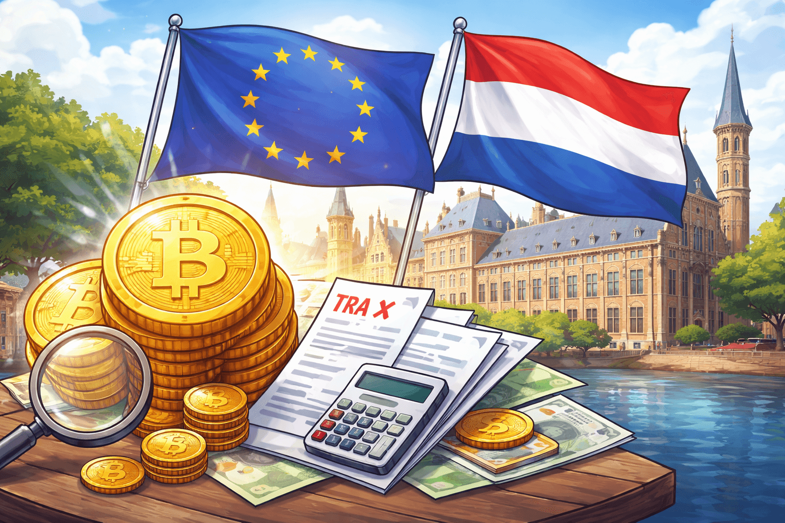 EU kích hoạt báo cáo crypto, Hà Lan liền bỏ phiếu đánh thuế 36% Bitcoin dù chưa bán