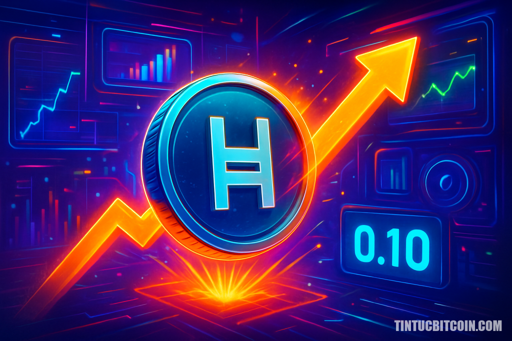 Hedera vượt kháng cự quan trọng, HBAR giữ trên 0,10 USD?