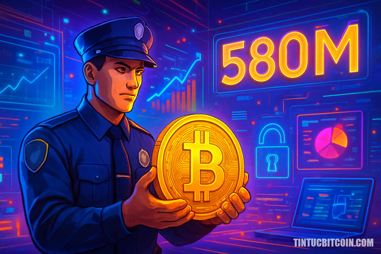 Lực lượng chống lừa đảo Mỹ thu giữ 580 triệu USD crypto sau 3 tháng