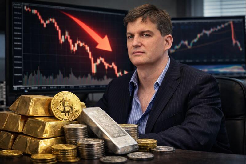 “The Big Short” Michael Burry: Bitcoin giảm có thể gây bán tháo 1 tỷ USD vàng, bạc缩略图 “The Big Short” Michael Burry: Bitcoin giảm có thể gây bán tháo 1 tỷ USD vàng, bạc